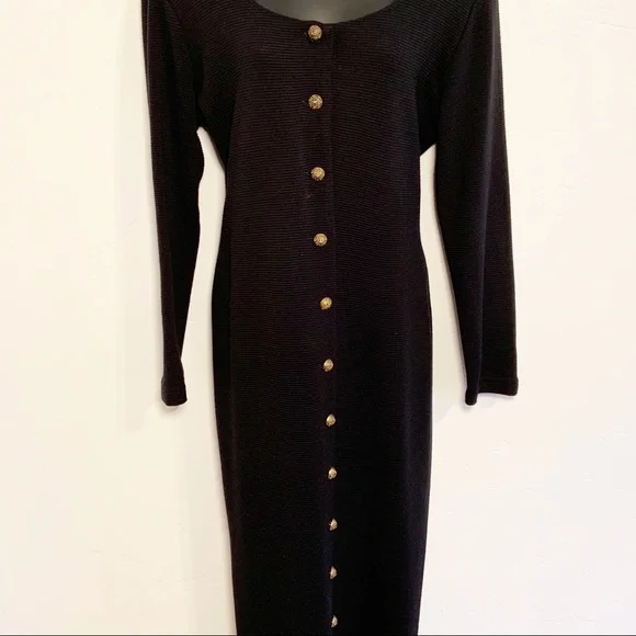 CDC Ribbed Long Sleeve Dress - Picture 7 of 8